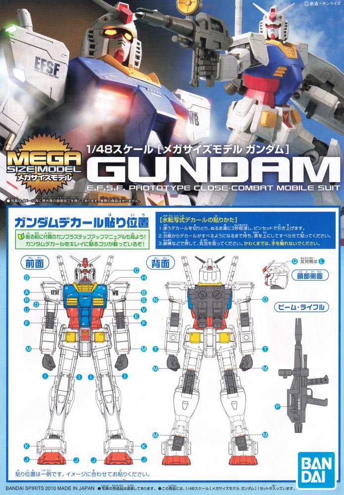 Preview: MEGASIZE-GUNDAM-RX-78-2-1-48
